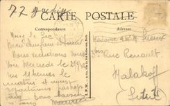 CPA Paris the door and the boulevard St Denis