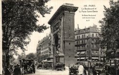 CPA Paris Boulevard and carries St Denis