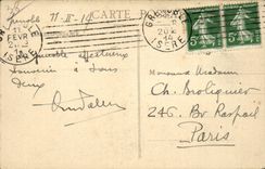 Panorama Grenoble-CPA der Kais und des Mouchereotte