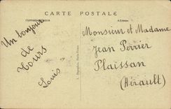 CPA Tours Hotel de ville Salle du conseil Peinture de Laurent