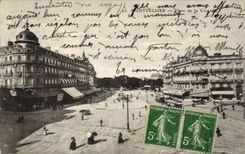 Montpellier cPA place de la Concorde