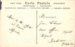 Montpellier cPA Perspective de la rue Nationale et l'eglise Sainte Anne