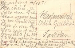 CPA Strasbourg Bridge of the Vosges Saint Paul Church and the cathedral