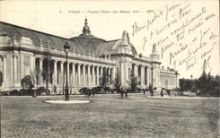 Paris CPA Palate of Beautiful arts