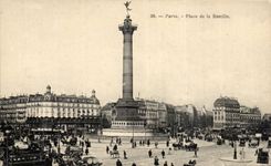 Paris CPA Places Bastille