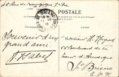 Paris CPA Rue de Rivoli et Tour Saint Jacques