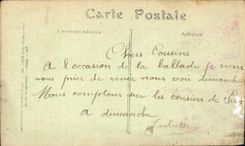 Paris CPA Seen on Passy taken of the top of the Eiffel Tower