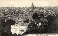 Paris CPA Seen from of the large palate on the church Saint Augustin