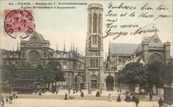 Paris CPA Mairie du 1er Eglise St GErmain l'auxerrois