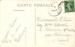 CPA Fantasy a thought of the Sacring Montmartre Heart