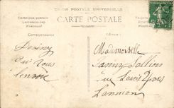 CPA Fantasy Child Plane Airplane