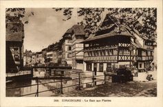 Strasbourg CPA the bath with the plants