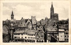 Strasbourg CPA Seen from of the modern stores