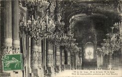 Paris CPA L'opera Le grand foyer