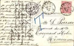 Paris CPA L'opera L'escalier