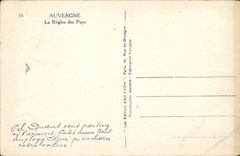 CPA Auvergne the area of Puys