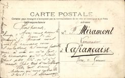 Paris CPA Parks St Lazare and court of Rome