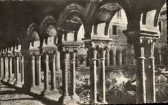 CPA Tired Burgos huelgas Claustrillas