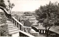 CPA Biarritz Vue generale prise de l'abbaye