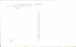 CPA Biarritz Vue generale prise de l'abbaye