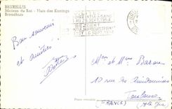 MODERN CARD Brussels House of the king