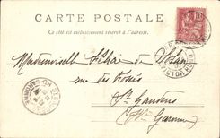 Paris CPA Arc de Triomphe of star