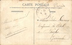 Paris CPA Le monument de Pasteur Detail d'un bas relief