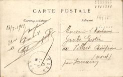 Paris CPA Train station Montparnasse and the place of Rennes