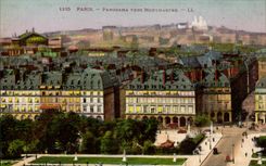 Paris CPA Panorama vers Montmartre