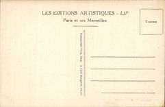 Paris CPA opera et la station de Metro