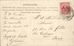 CPA Fantasy Woman Happy New Year Horseshoe