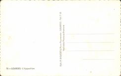 CPA Lourdes the appartion