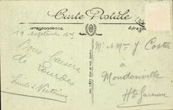 CPA Lourdes Caves of the wolf Entrance