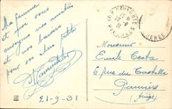 CPA Lourdes the virgin couronnee the esplanade and the basilica