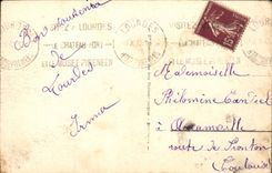 CPA Lourdes St Michel the basiliquet and the esplanade