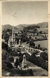 CPA Lourdes St Michel the basilica and the interallied monument