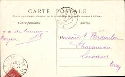 CPA Lourdes View of the funicular