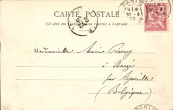 Paris CPA Boulevard des CApucines le cafe de la paix et le grand hotel