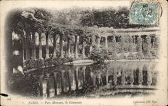 Paris CPA Park Heap the colonnade