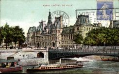 Paris CPA Hotel de ville Peniche