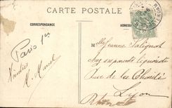 Paris CPA la rue de Rivoli Vue prise de l'hotel du Louvre