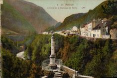 Saint Saver CPA Column of the duchess Of Berry