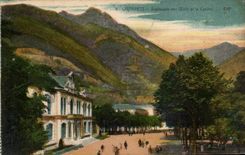 Cauterets CPA Esplanade der ouefs und des Kasinos