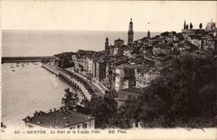 Menton CPA the port and the old city