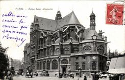 Paris CPA Eglise Sainte Eustache