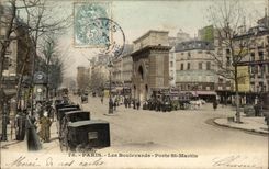 Paris CPA the boulevards St Martin