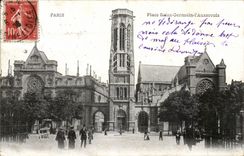 Paris CPA place St Germain l'auxerrois