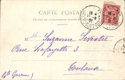 Paris CPA Park Heap the colonnade