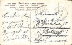 Fantasy - Children - flowers and has piggy back wrinkle - CPA