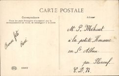 Fantasy - Man - Man with curved mustache - CPA